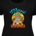 thumbnail image 4 of Inktastic Maui Hawaii Vacation Tiki Women's Plus Size T-Shirt, 4 of 5