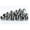Black Nickel, variant on Slotted Tungsten Beads for Fly Tying - 100 Pack