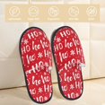 thumbnail image 2 of Fotbe Hohoho Pantuflas Peludas para Mujer con Estampado, Zapatillas de Peluche, Zapatos de Invierno para Casa, Uso Interior y Exterior-Large, 2 of 8