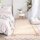 thumbnail image 2 of Alfombra GarveeHome con diseño de lazo festoneado 152 x 213 cm, beige, antideslizante, 2 of 8