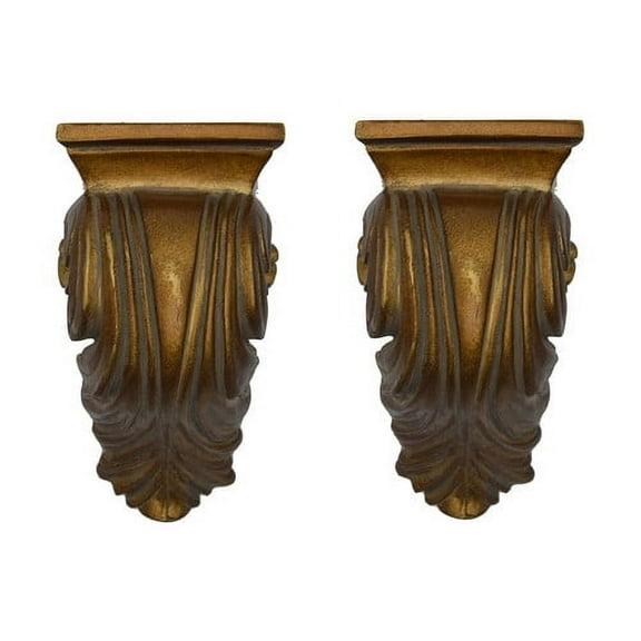 N Urbanest Transitional Gold Drape Sconce (2 Count)