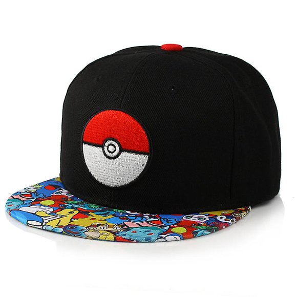 Casquette de Baseball anime Pokemon Dessin Animé Pikachu Ajustable Pokemon Cosplay Hip-Hop Filles Garçons