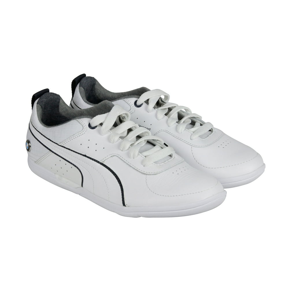 PUMA - Puma BMW MS MCH Lo NM Mens White Leather & Synthetic Lace Up ...