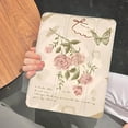 thumbnail image 2 of Tuohive Trifold TPU Stand iPad Case for Air 1/2 iPad 5th Generation/iPad 6th Generation 9.7in Auto Wake Sleep TPU Smart Stand Back Cover with Pen Slot,Pink Flowers, 2 of 12