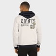 thumbnail image 5 of Men's Darius Rucker Collection by Fanatics Cream New Orleans Saints Distressed Graphics Full-Zip Hoodie, 5 of 6