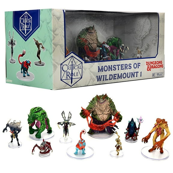 Critical Role: Monsters of Wildemount 1 - Box Set - 9 Figure Pre-Painted Miniatures, RPG