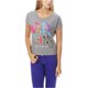 thumbnail image 1 of Camiseta gráfica para mujer Aeropostale Wild Thing Ribbon gris XS, 1 of 1