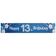 thumbnail image 2 of Decorative Birthday Banner Polyester Material Birthday Party Photography Backdrop for Teen Party Celebration Event Decor, 2 of 4