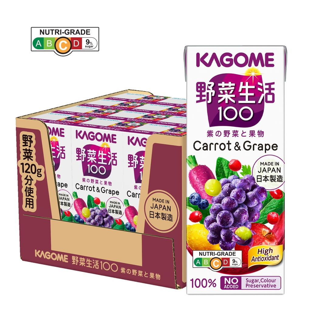 Kagome Carrot & Grape Juice 6.76 oz