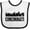 White and Black, variant on Inktastic Cincinnati Skyline Grunge Boys or Girls Baby Bib