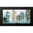 thumbnail image 2 of OnRei 18x11 Black Modern Framed Museum Art Print Titled - Abstract Forest, 2 of 5