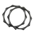thumbnail image 1 of 1 par de correas de Metal para monedero, asa de repuesto, bandolera para hombro, fabricación de bolsos Negro Zulema Reemplazo de la manija del bolso, 1 of 5