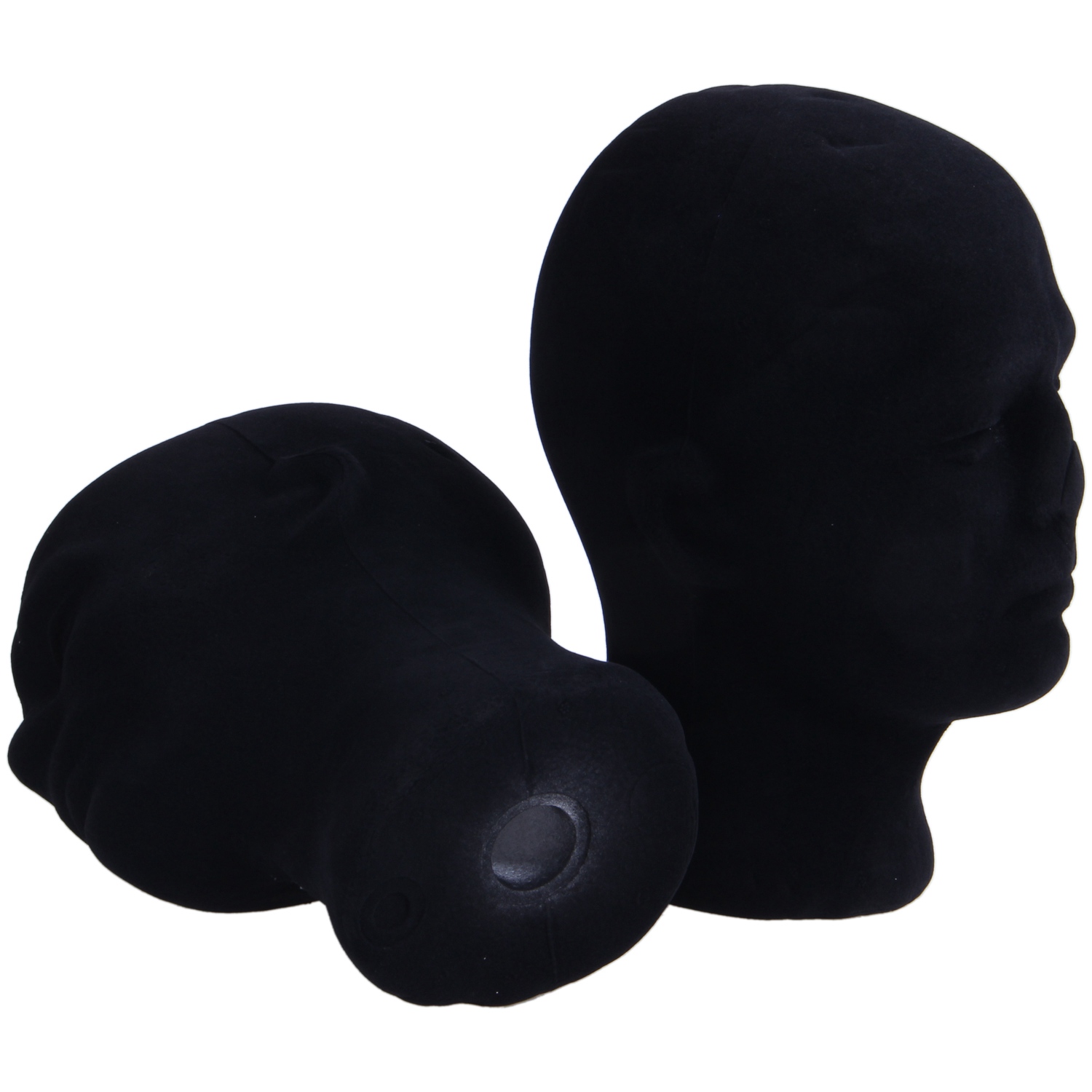 Black Foam Men Model Mannequin Head Dummy Stand Shop Display Hat