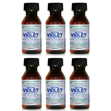 Humco Antiseptic Gentian Violet Solution 2%, 2 Oz. - Medical Liquid for ...