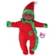 thumbnail image 3 of Muñeca infantil Reborn de vinilo de 16 pulgadas, encantadora muñeca afroamericana con ropa, chupete, decoración de regalo, 3 of 8