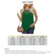 thumbnail image 5 of Mujeres Encaje plisado Tank Top suave transpirable casual elegante Halter Masajeadores de cuello sin mangas blusa camisa para citas, 5 of 5