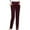 Wine, variant on Women's Thermal High Waist Leggings Soft Warm Fleece Lined Pants for Cold Weather Regular & Plus Sizes