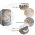 thumbnail image 5 of Abstact Marble Texture Shower Curtain Set ，Waterproof Fabric Shower Curtains Grey Brown Gold Gradient Art Shower Curtains for Bathroom,Bathroom Decor 54x"78", 5 of 6