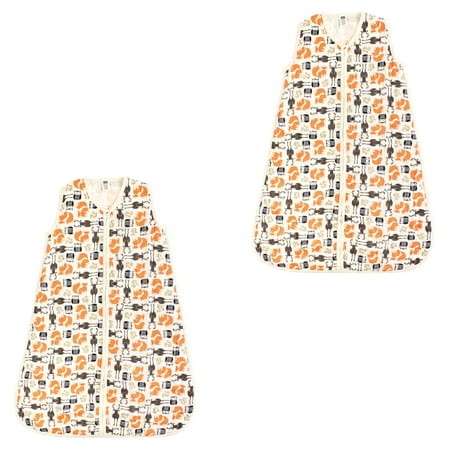UPC: 0660168886375 | Hudson Baby Boy and Girl Muslin Sleeping Bag 2 Pack  Forest  12-18 Months