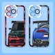thumbnail image 2 of Coche deportivo Tokyo JDM Drift Angel Eyes funda de silicona suave transparente para iPhone Apple 15 14 12 13 11 16 8 7 SE Plus X XR XS Max, 2 of 5