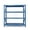 Blue 78.7" × 23.6", variant on Metal Garage Shelving Unit, 4-Tier, Lightweight, Adjustable, Steel Construction, Blue, Garage Warehouse Home Storage Organization