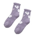 thumbnail image 2 of Outfmvch Striped Socks Men Flat Socks Striped Socks Women Cotton Compression Socks Work Socks Mens Knee High Socks Compression Socks Men Ankle Purple One Size, 2 of 5