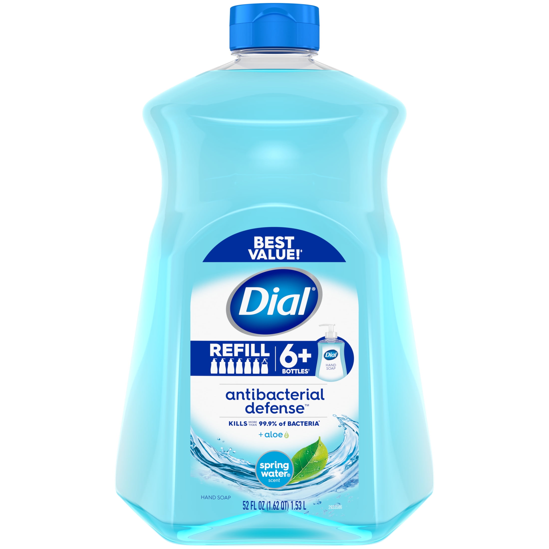 Dial Spring Water Antibacterial Hand Soap With Moisturizer