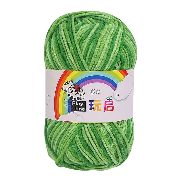 Fasiaou Colorful Self-Striping Multicolor Fuzzy with Subtle Sheen Yarn Thick Wool Line ,Acrylic Fibres, Each 1.76Oz (50 gr)/ 125yds(100m)(16 Different Colors To Choose From)