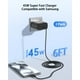 thumbnail image 3 of Cargador Ryaobwu USB-C de 45 W, paquete de 2 unidades para Samsung Galaxy S25 Ultra, 3 of 8