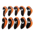 thumbnail image 3 of 10x Neoprene Golf Club Iron Head Cover Set Fit Titleist Callaway Ping Taylormade, 3 of 4