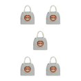 thumbnail image 2 of kurtrusly Compact For Home And Office With Large Capacity Large Capacity Design Polyester Lunch Bags For Women grey 1 5Set, 2 of 6