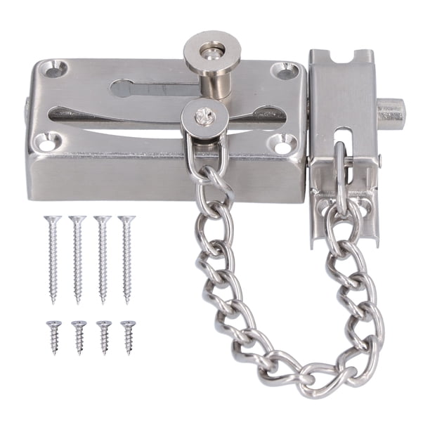 Cergrey Safety Chain Lock,Door Slide Bolt Latch Stainless Steel