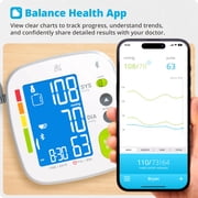 Greater Goods Bluetooth Blood Pressure Monitor, Upper Arm Cuff, App Compatible, 120-Reading Memory, Carrying Case Included