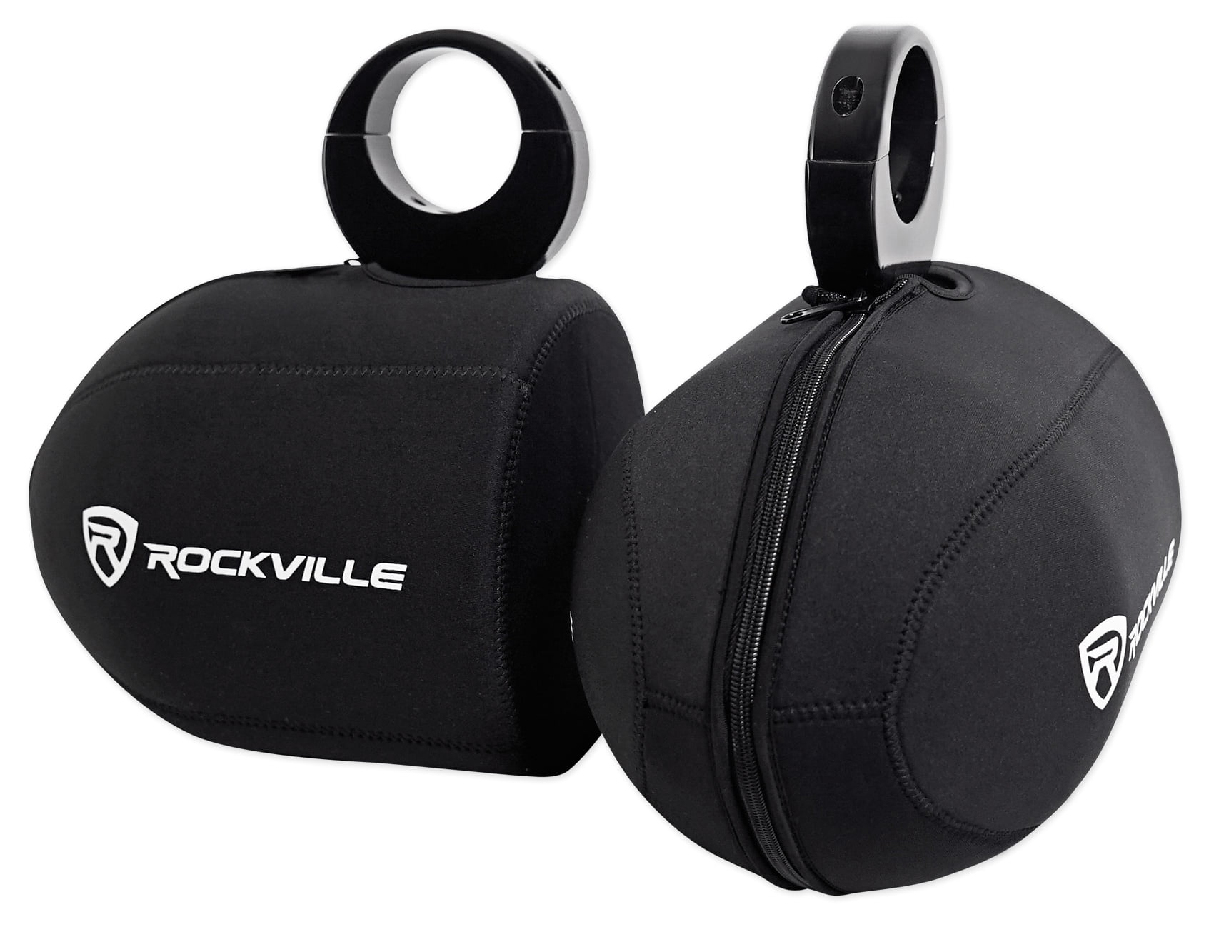 Pair Rockville RWBC80 Neoprene Covers For 8" Marine Wakeboard Tower
