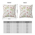 thumbnail image 2 of Honeii Roses Flowers Print Throw Pillow, Square Decorative Pillow Forms Soft Fluffy Plump Pillow Decorative Pillow Inserts,Couch Pillows-16"x16", 2 of 7