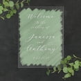 thumbnail image 6 of Customized Wedding Party Welcome Sign Glossy Paint Backing Text UV Print 16"*24", 6 of 6