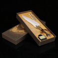 thumbnail image 1 of Vintage Retro European Style Fountain Pen Metal Nib Calligraphy Gift (White), 1 of 1