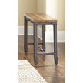 thumbnail image 2 of Bowery Hill Traditional Chairside End Table in Antiqued Honey Brown, 2 of 3