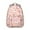 Pink-5, variant on Lightweight School Backpack with Retro Lemon Print Cute and Stylish Bag Featuring Bright Yellow Floral Pattern