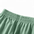 thumbnail image 4 of CYRBOKO Boys Jogger Pants, Breathable Summer Cotton Elastic Waist Athletic Pants Mint Green Size 4-5 T, 4 of 6