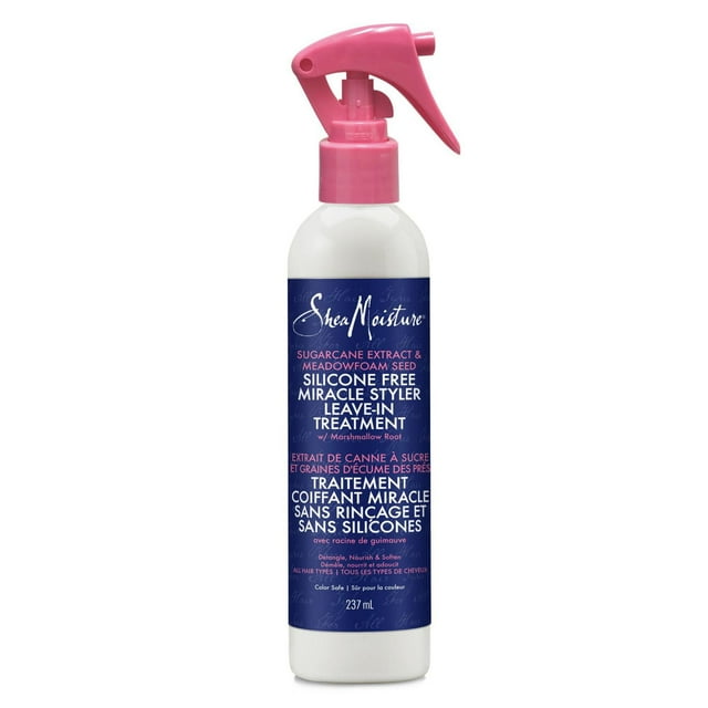 SheaMoisture Sugarcane Extract & Meadowfoam Seed Silicone-Free Miracle Hair Styler Leave-in Hair Treatment