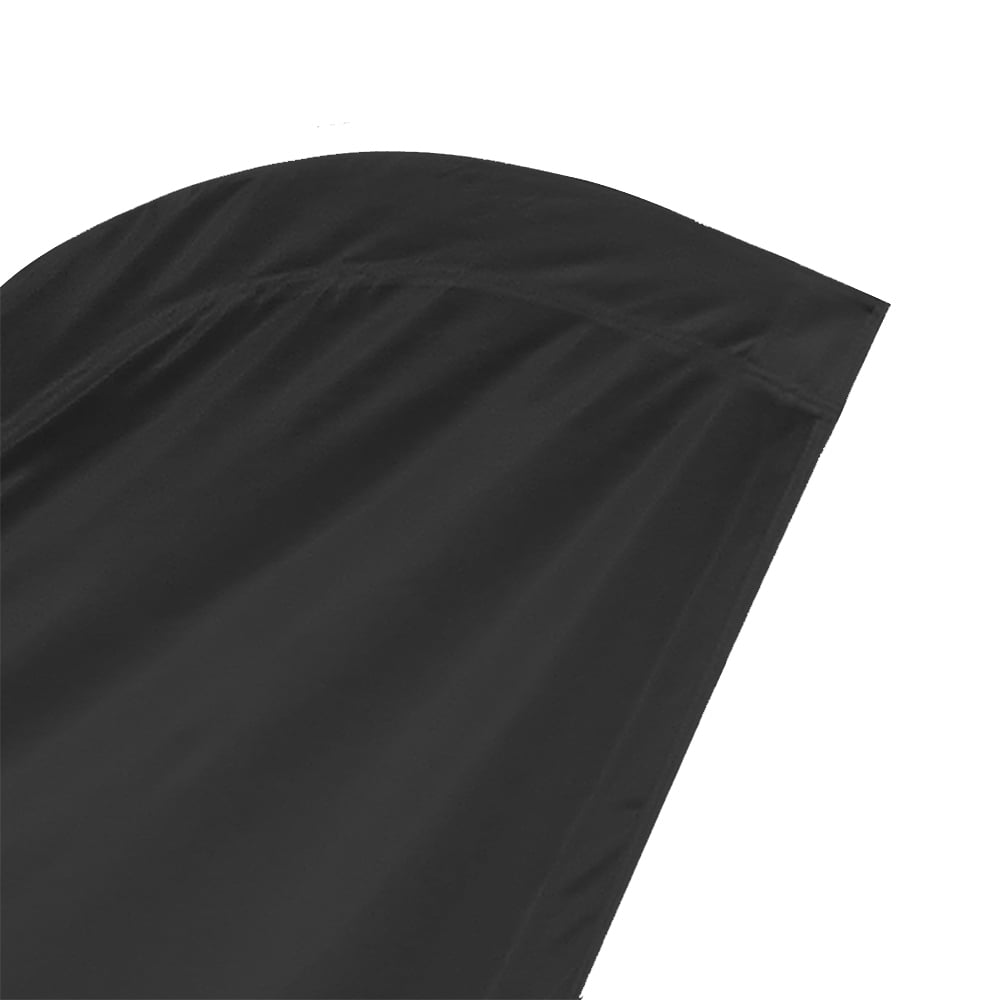 Vispronet - Black Solid Feather Flag Kit - 13.5ft Knitted Polyester Swooper Flag with Pole Set and Ground Spike - Dyed in The USA