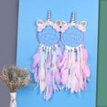 thumbnail image 2 of Colgador de pared CHAO Atrapasueños Unicornio Rosa 28 pulgadas, 2 of 5