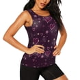 thumbnail image 2 of Lsque Snowflakes and Hearts Printed Workout Tank Tops for Women, Athletic Sports Tank Tops, Compression Sleeveless Dry Fit Shirts,Sleeveless Yoga Shirt-Medium, 2 of 9
