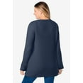 thumbnail image 2 of Woman Within Plus Size Ultra Soft Waffle Thermal Sweatshirt, 2 of 5
