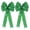 Green, variant on Orange Burlap and Glitter String Fall Bows for Wreaths, Tree Toppers and Holiday Decor