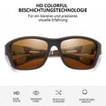 thumbnail image 3 of Gafas de sol deportivas polarizadas para hombre y mujer, gafas de ciclismo con protección UV400 para conducir, correr, montar en bicicleta, pescar, golf, 3 of 5