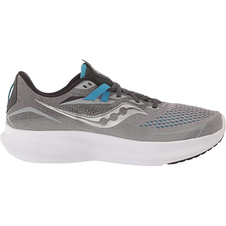 NEW Saucony Ride 15 Men’s 12.5 Running Shoes Gray Blue PWRRUN Road Runner Amazon.com | Saucony Men main image 2