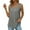 Grey, variant on SHenli Womens Oversized Acid Washed Tops Rolled Summer Sleeveless Shirts Slim Fitted Loose Work Tees