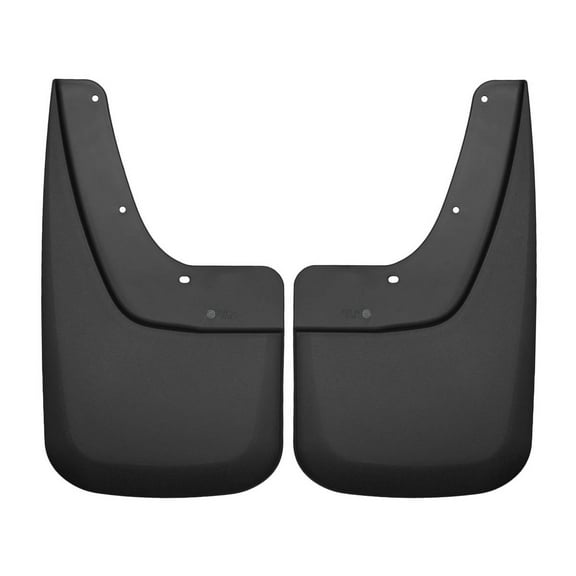 Husky Liners 57891 Custom Molded Mud Flaps Fit 14-19 Sierra 1500 Limited, 15-19 Sierra 2500/3500 SRW Rear